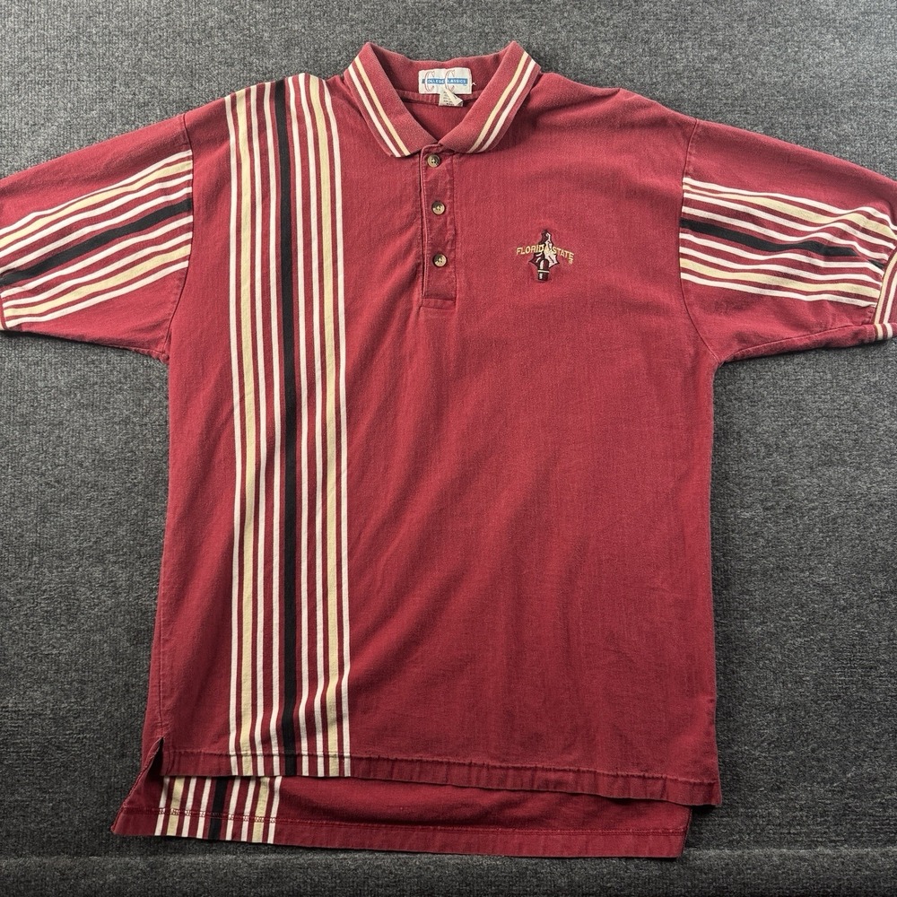 Vintage Florida State University Seminoles FSU Polo Size Large Great Fade